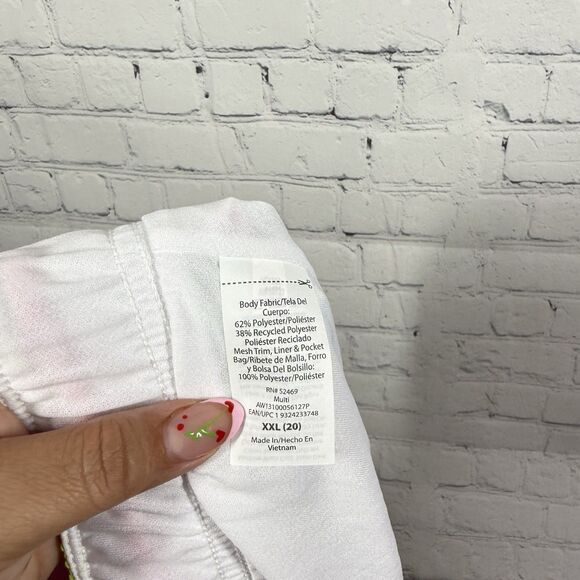 Athletic Shorts Women Plus Size XXL Multicolor Vibrant Colors Gym Run Lined Dry - Picture 5 of 10